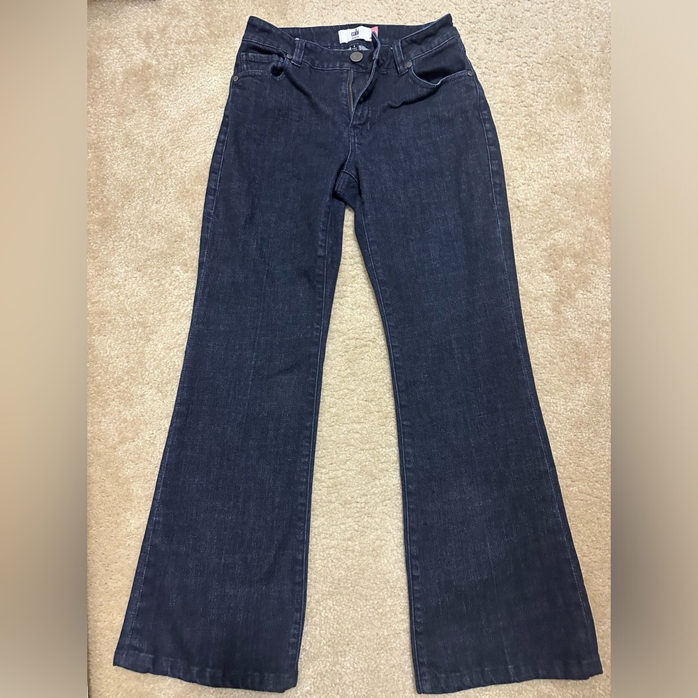 Cabi size 2 trouser jean blue flare